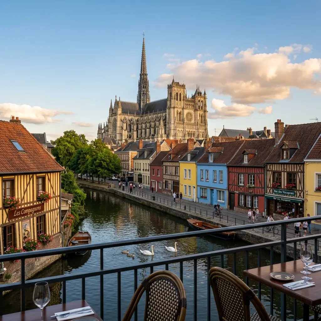 Quartier Saint-Leu à Amiens