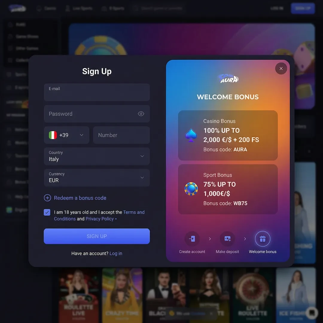 Spinaura casino bonus sans dépôt 50 euros